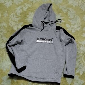 Aeropostale Gray and Black Hoodie